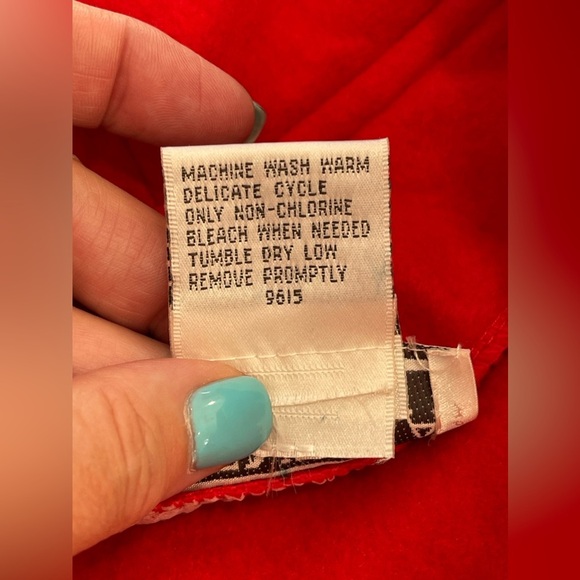 🆕Venezia Bright red polyester jacket-Y2K-Deadstock-slouchy coat-winter coat NWT - Picture 11 of 12